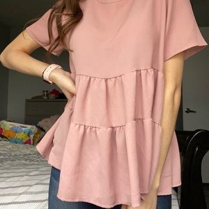 Boho tiered blouse